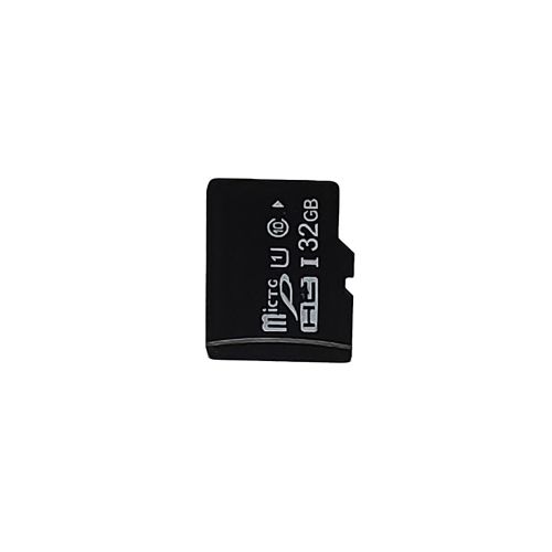 Tarjeta de memoria micro SD de 32GB de capacidad.
