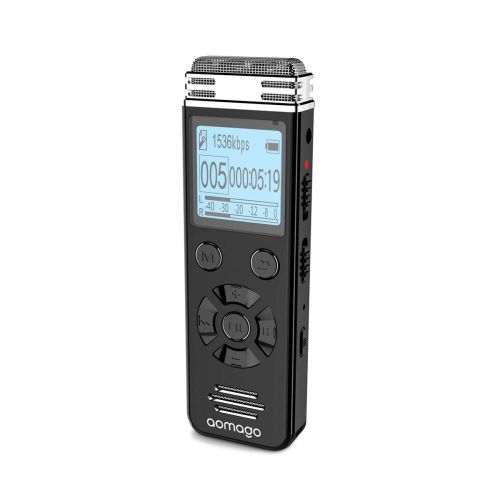 Grabadora Aomago Stereo 1536Kbps Fidelidad Dictafono