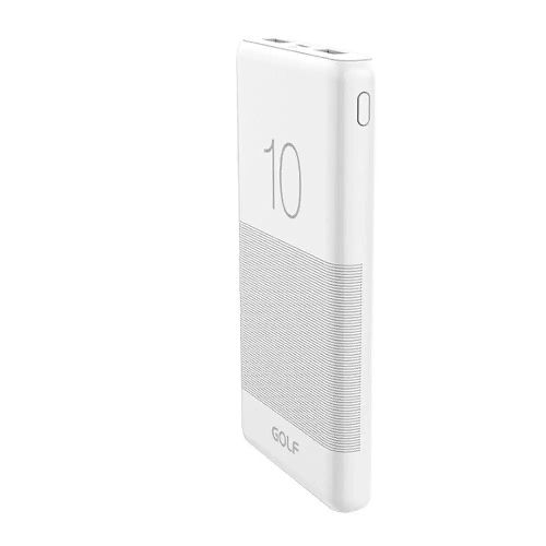 Bateria Portatil 10.000 mAH GOLF G80  2 USB Candy