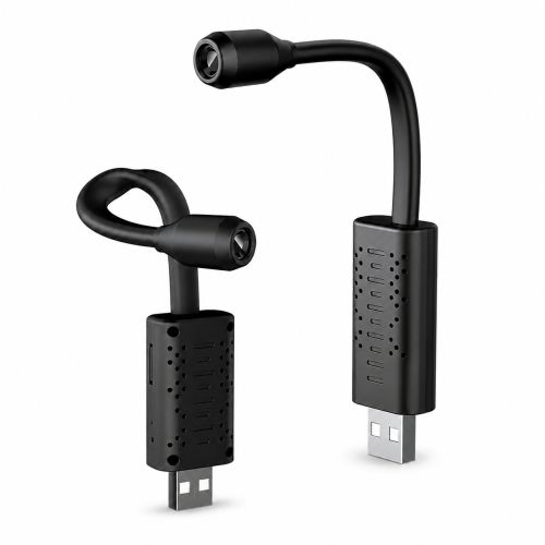 foto portada mostrando la flexibilidad de la camara usb
