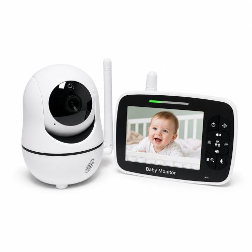 foto portada del monitor de bebe y su receptor inalambrico